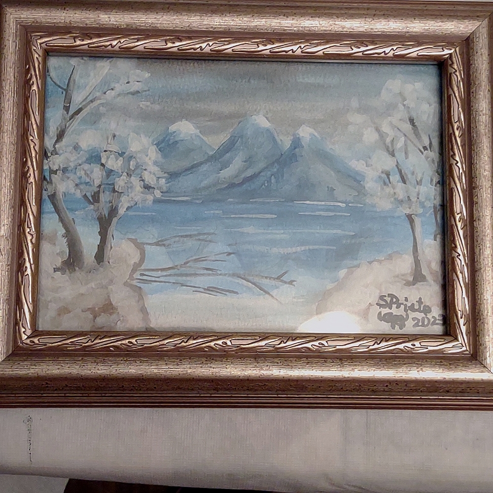 FRAMED Original Watercolor Art